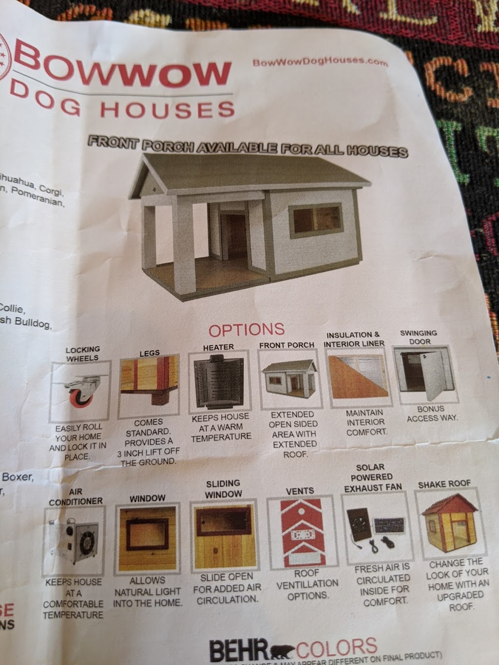 Bow Wow Dog Houses | 17071 Hercules St, Hesperia, CA 92345 | Phone: (310) 327-1655