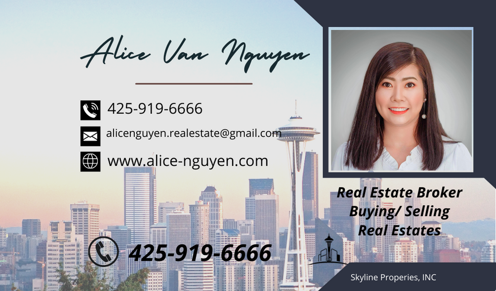 JUST SOLD REALTY_ Alice Van Nguyen - Real Estate Broker | 19515 N Creek Pkwy S #214, Bothell, WA 98011, USA | Phone: (425) 919-6666