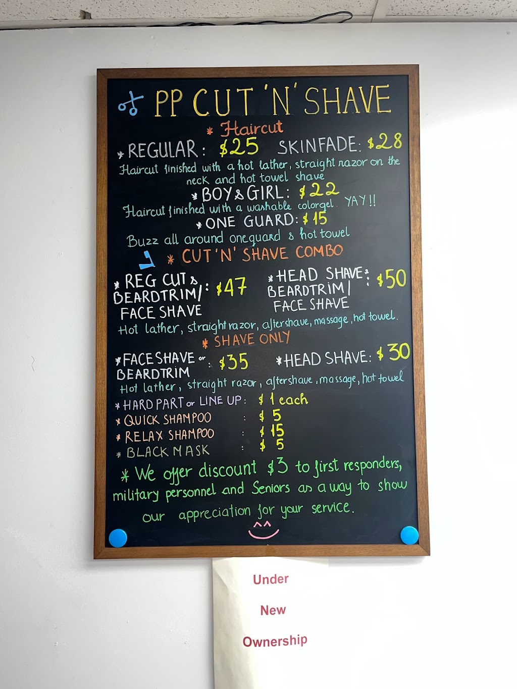 PP Cut N Shave Barbershop | 13142 Poway Rd, Poway, CA 92064, USA | Phone: (858) 422-7442