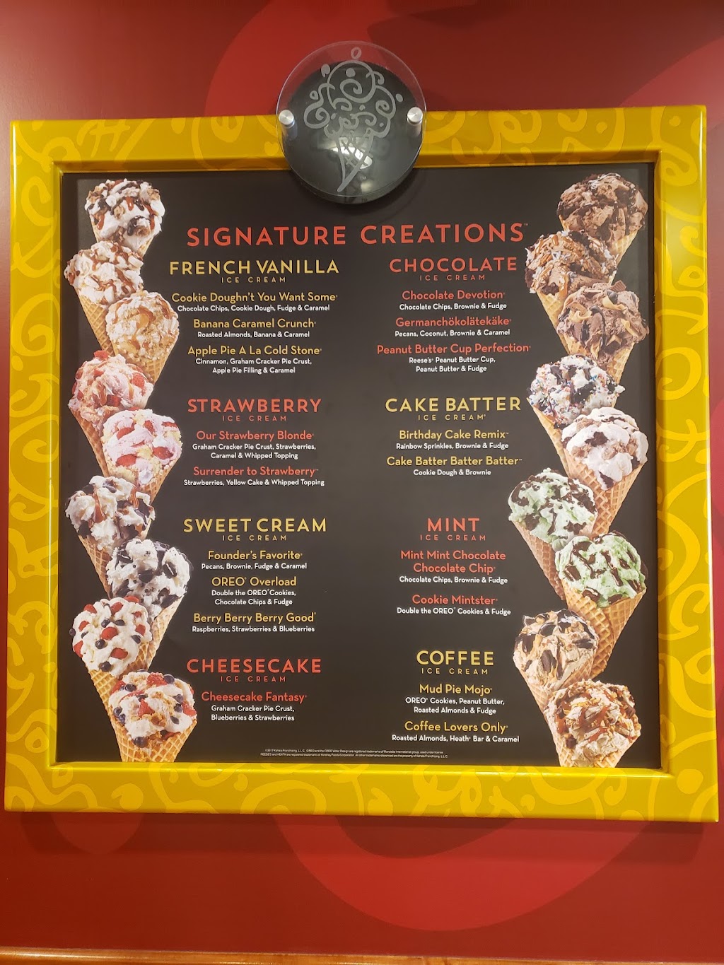 Cold Stone Creamery | 16135 South La Grange Road, Orland Park, IL 60467, USA | Phone: (708) 226-4981