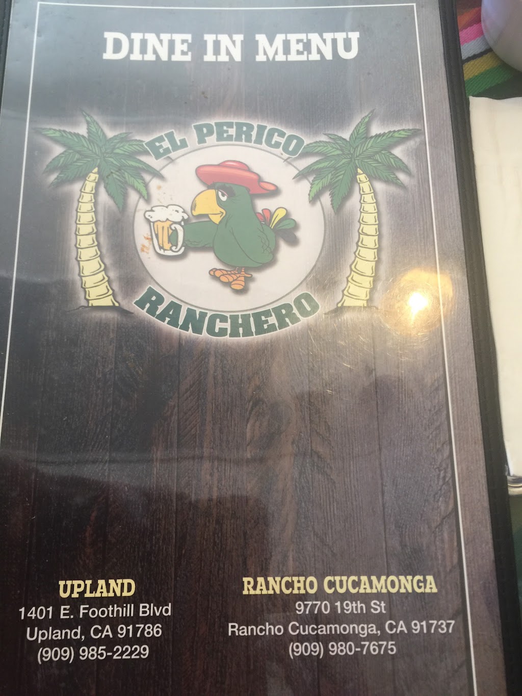 El Perico Ranchero | 9770 19th St, Rancho Cucamonga, CA 91737, USA | Phone: (909) 980-7675