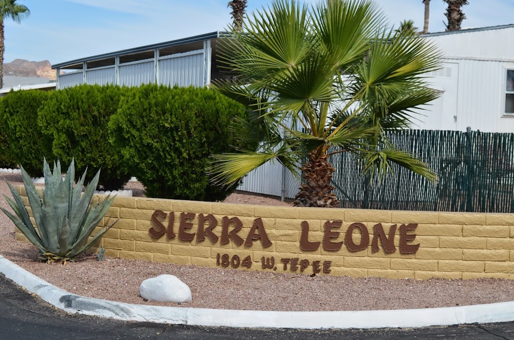 Sierra Leone Mobile Park | 1804 W Tepee St, Apache Junction, AZ 85120, USA | Phone: (480) 982-5962