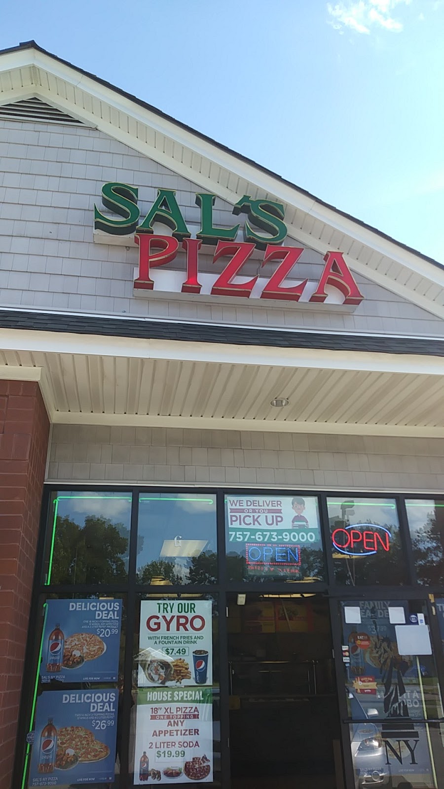 Sals NY Pizza | 3304 Taylor Rd, Chesapeake, VA 23321, USA | Phone: (757) 673-9000