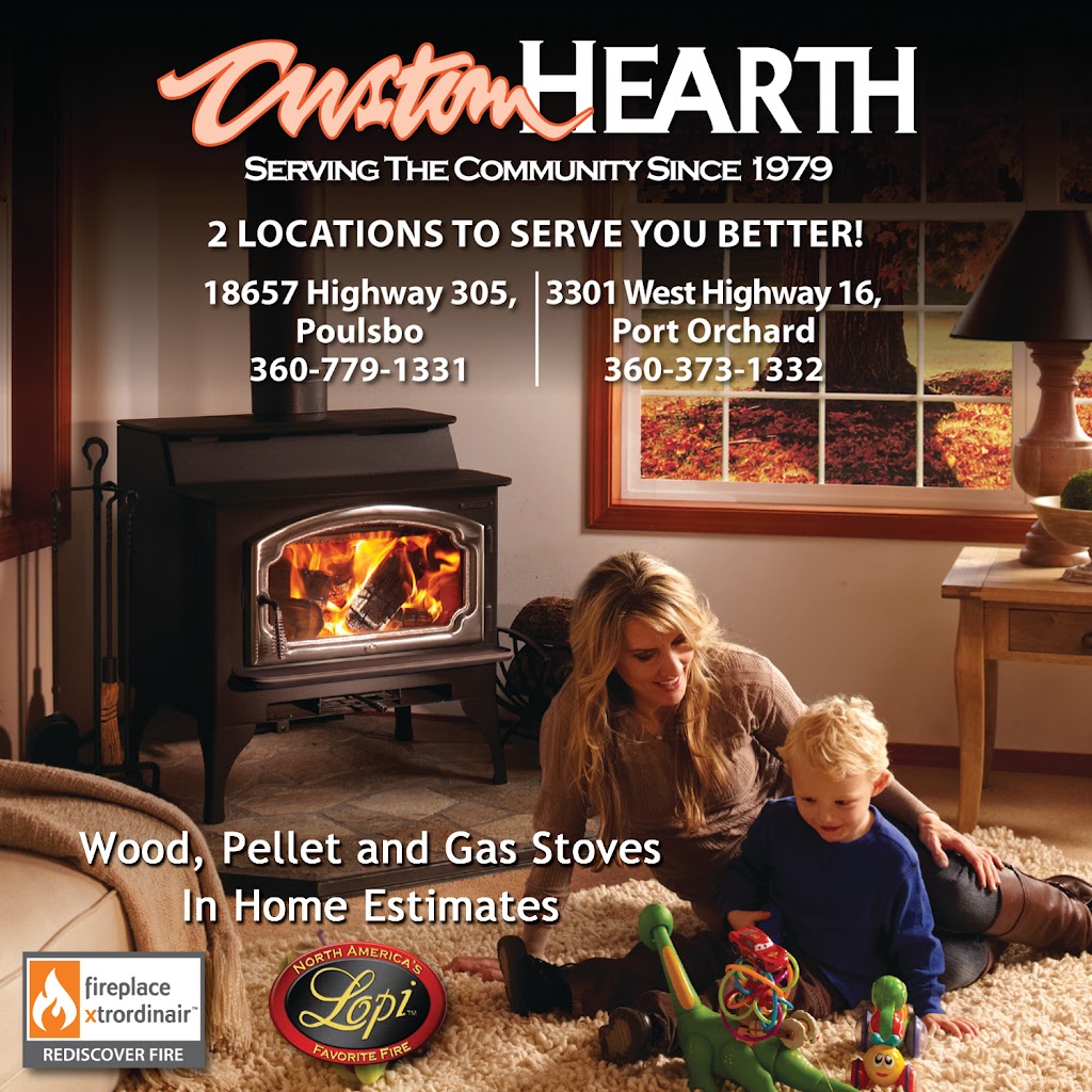 Custom Hearth Fireplaces & Stoves | 3301 WA-16, Port Orchard, WA 98367 | Phone: (360) 373-3941