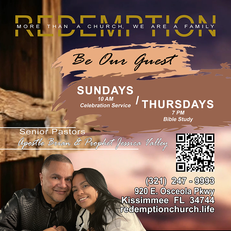 Redemption Church | 920 E Osceola Pkwy, Kissimmee, FL 34744, USA | Phone: (321) 247-9993