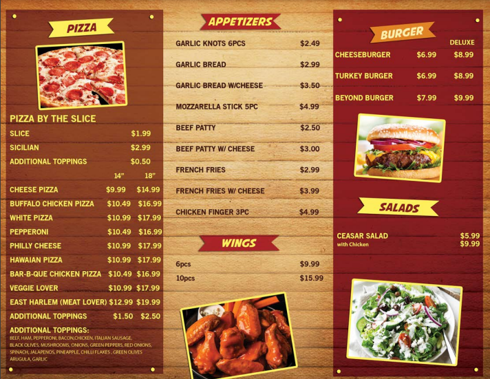East Harlem Pizza | 1976 3rd Ave, New York, NY 10029, USA | Phone: (646) 476-4292