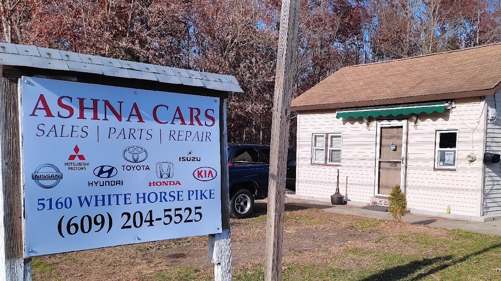 Ashna Car Sale & Parts | 5160 S White Horse Pike, Egg Harbor City, NJ 08215, USA | Phone: (609) 204-5525