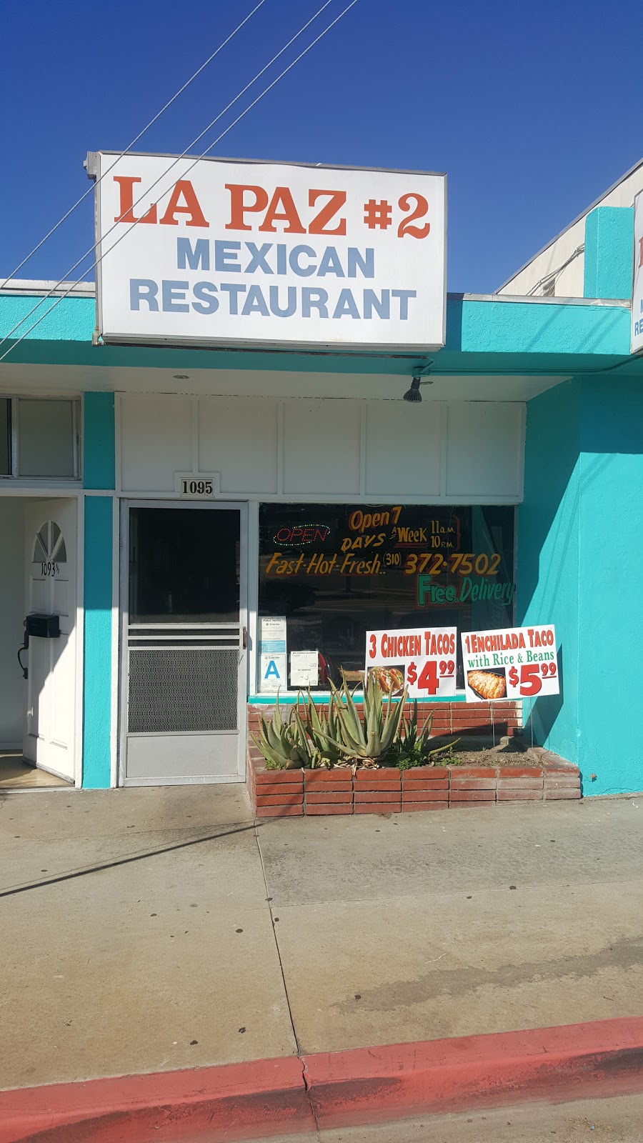 La Paz # 2 Mexican Restaurant | 1095 Aviation Blvd, Hermosa Beach, CA 90254, USA | Phone: (310) 372-7502