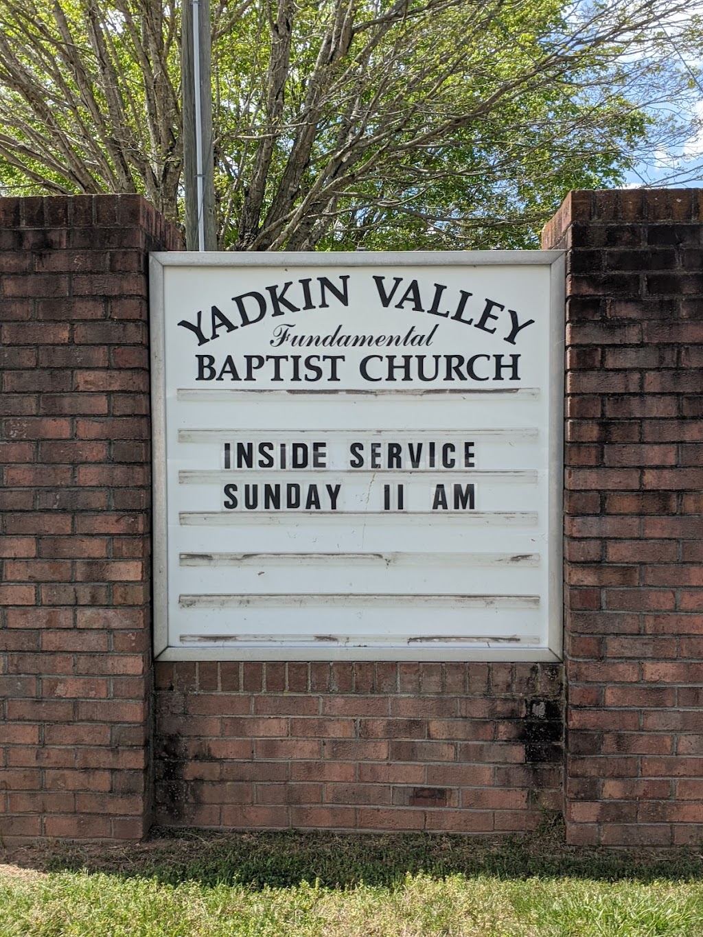 Yadkin Valley Baptist Church | 1324 Yadkin Valley Rd, Advance, NC 27006, USA | Phone: (336) 998-4331