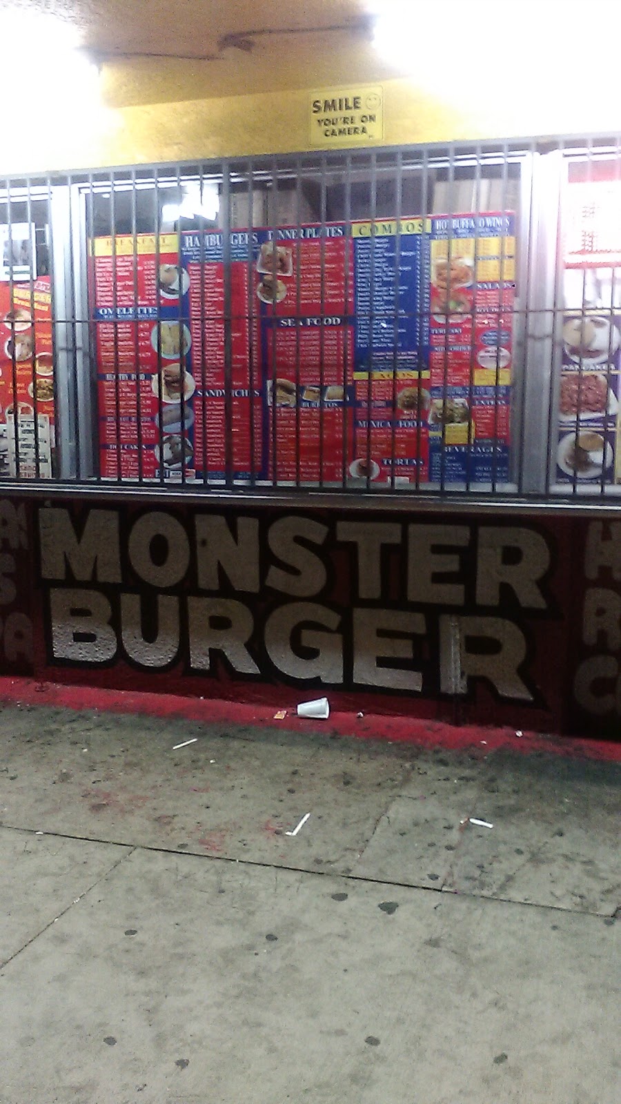 Monster Burger | 8901 S Vermont Ave, Los Angeles, CA 90044, USA | Phone: (323) 971-5009