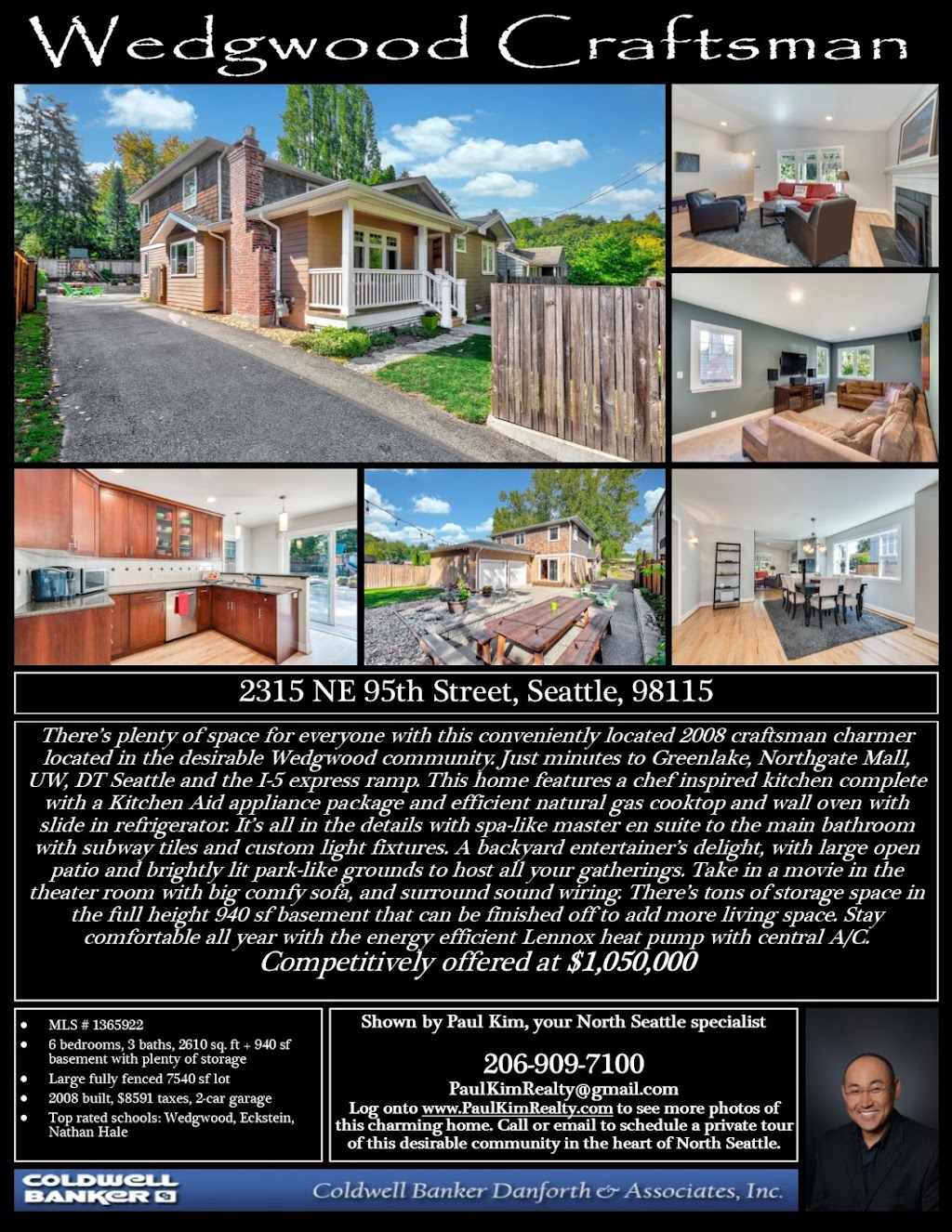 Paul Kim: Bellevue Realtor - Coldwell Banker Danforth | 4460 141st Ave SE, Bellevue, WA 98006, USA | Phone: (206) 909-7100