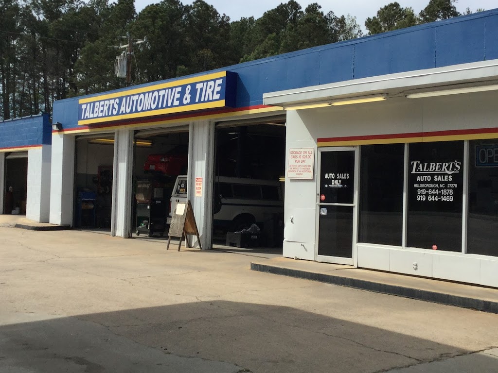 TALBERTS tire | 383 Cornelius St, Hillsborough, NC 27278, USA | Phone: (919) 644-1878