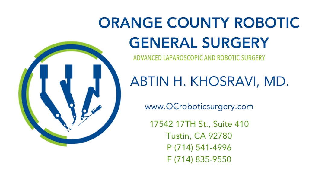 Orange County Robotic Surgery - Dr. Abtin Khosravi | 1010 W La Veta Ave Suite 775, Orange, CA 92868, USA | Phone: (714) 541-4996