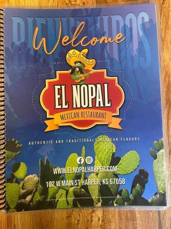 El Nopal Mexican | 102 W Main St, Harper, KS 67058, USA | Phone: (620) 916-2819
