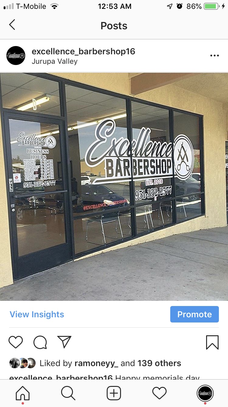 Excellence Barber Shop | 7990 Limonite Ave STE D, Riverside, CA 92509, USA | Phone: (951) 332-2577