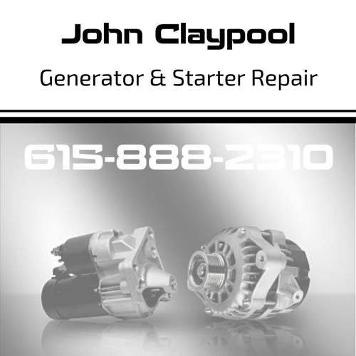 John Claypool Alternator and Starter Repair Shop | 257 Claypool Rd, Bethpage, TN 37022, USA | Phone: (615) 888-2310