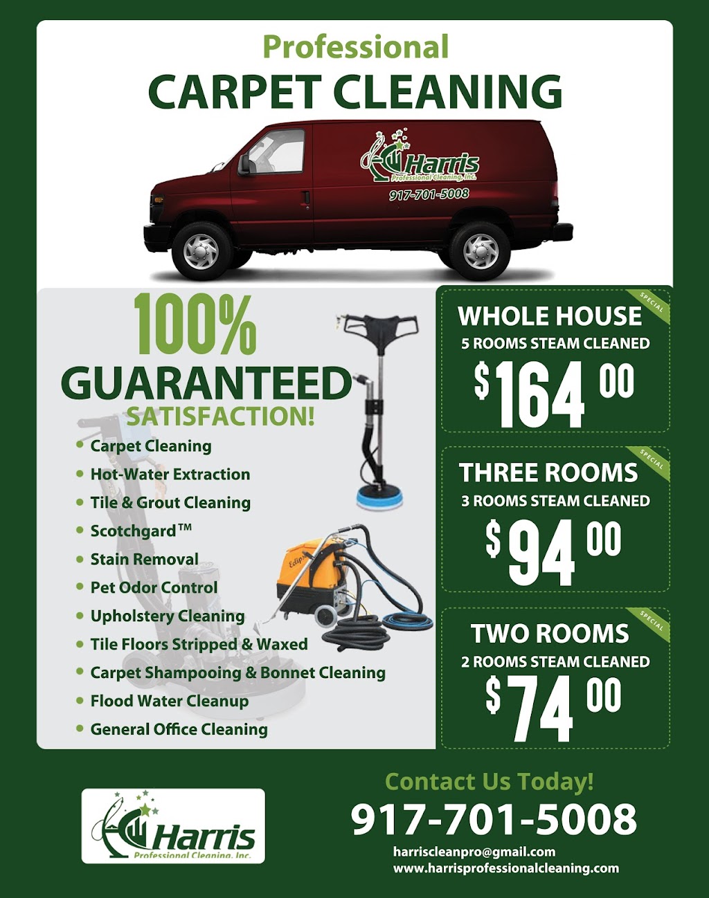 Harris Professional Cleaning, Inc. | 591 Emerson St, Uniondale, NY 11553, USA | Phone: (917) 701-5008