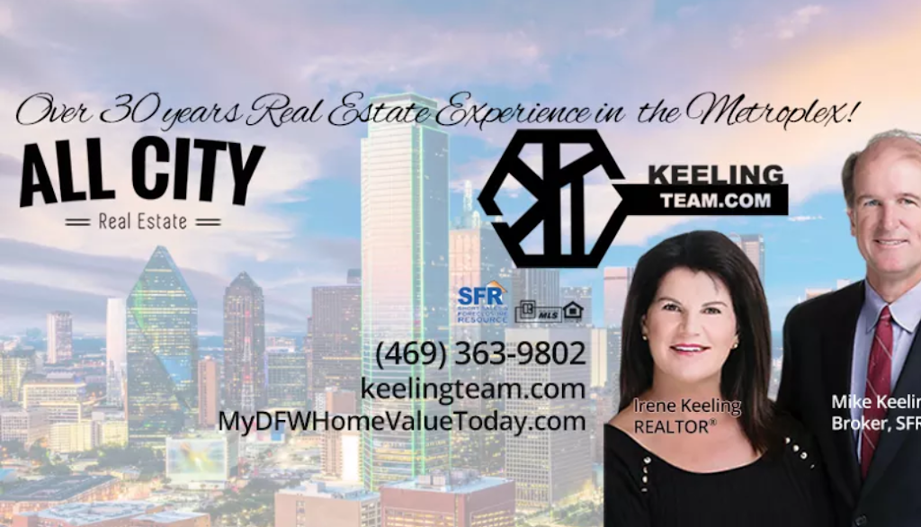 Keeling Team - All City Real Estate | 3921 Ashburton Way, Flower Mound, TX 75022, USA | Phone: (469) 363-9802