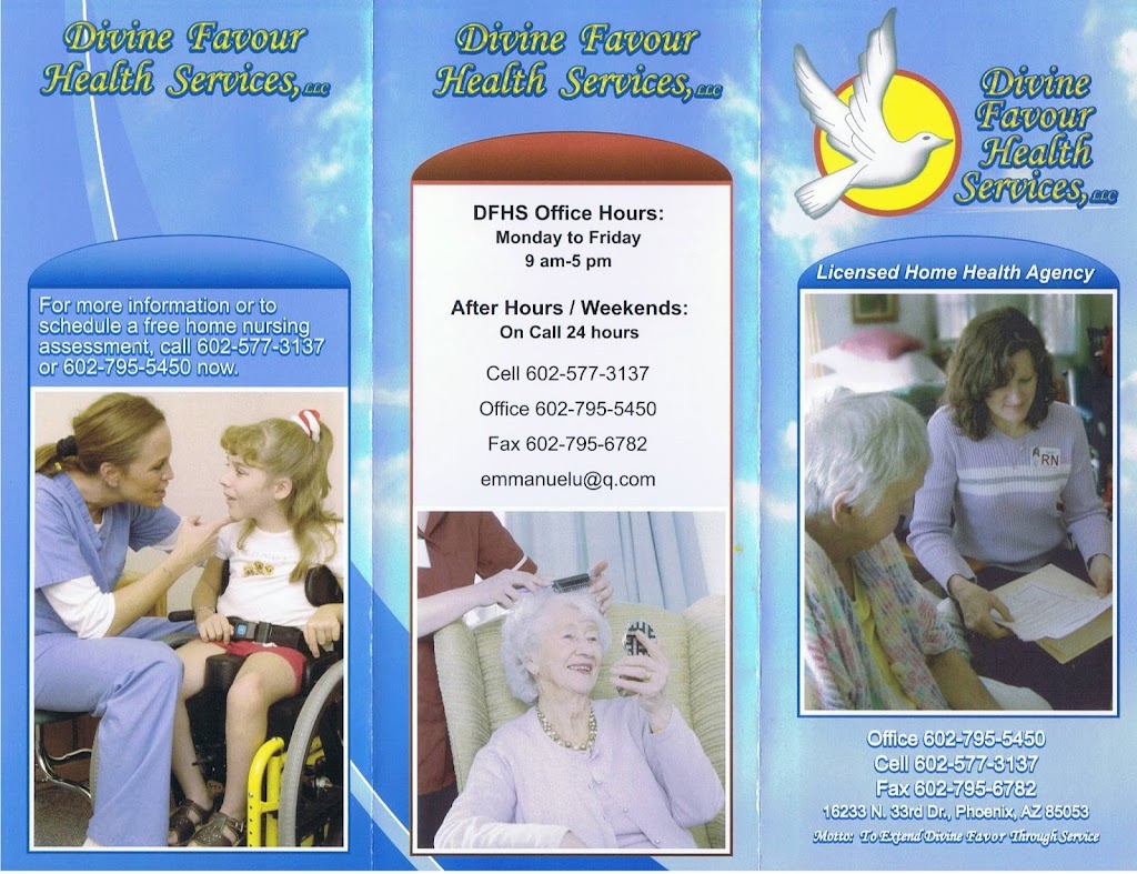 Divine Favour Health Services | 11225 N 28th Dr, Phoenix, AZ 85029, USA | Phone: (602) 795-5450