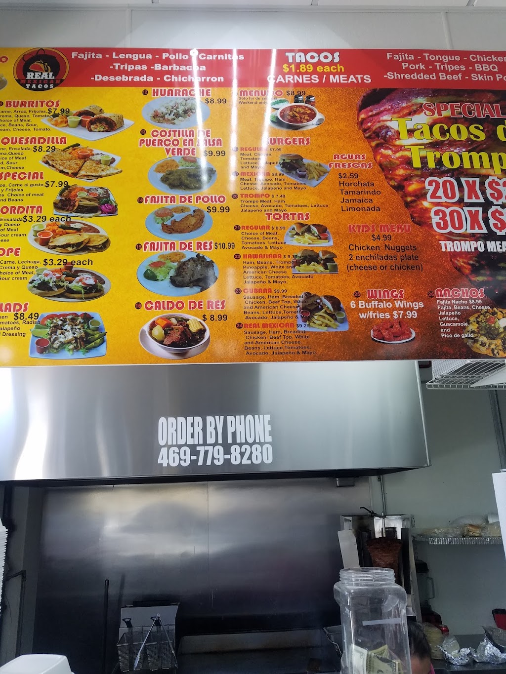 Real Mexican Tacos | 4385 S Westmoreland Rd, Dallas, TX 75237, USA | Phone: (469) 779-8280