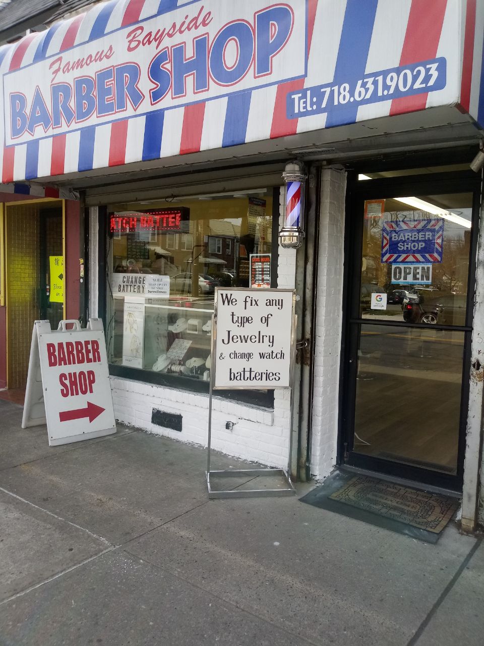 Bayside Famous Barbershop & Jewelry/Watch Repair | 212-28 48th Ave, Bayside, NY 11364, USA | Phone: (718) 631-9023