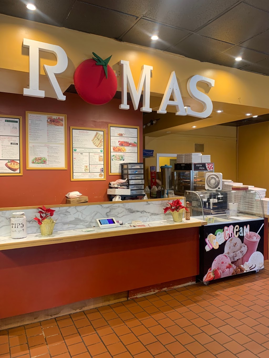 Romas Pizza, Pasta & Subs | 5325 Phelps Luck Dr, Columbia, MD 21045, USA | Phone: (410) 740-2009