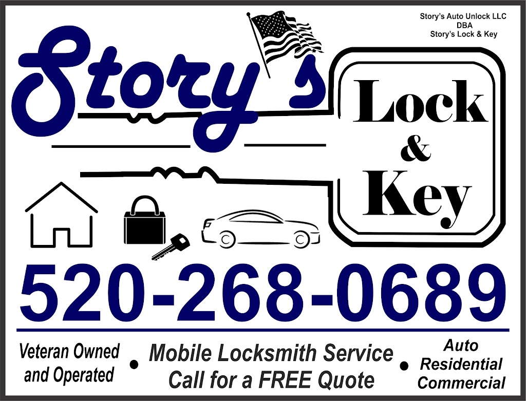 Storys Lock and Key (Mobile Locksmith) | Location Hours By Appointment Only, Please Call, 6075 Wych Elm Pl, Tucson, AZ 85747, USA | Phone: (520) 268-0689