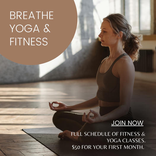 Breathe Yoga & Fitness | 239 St Catharines St, Smithville, ON L0R 2A0, Canada | Phone: (905) 399-5377