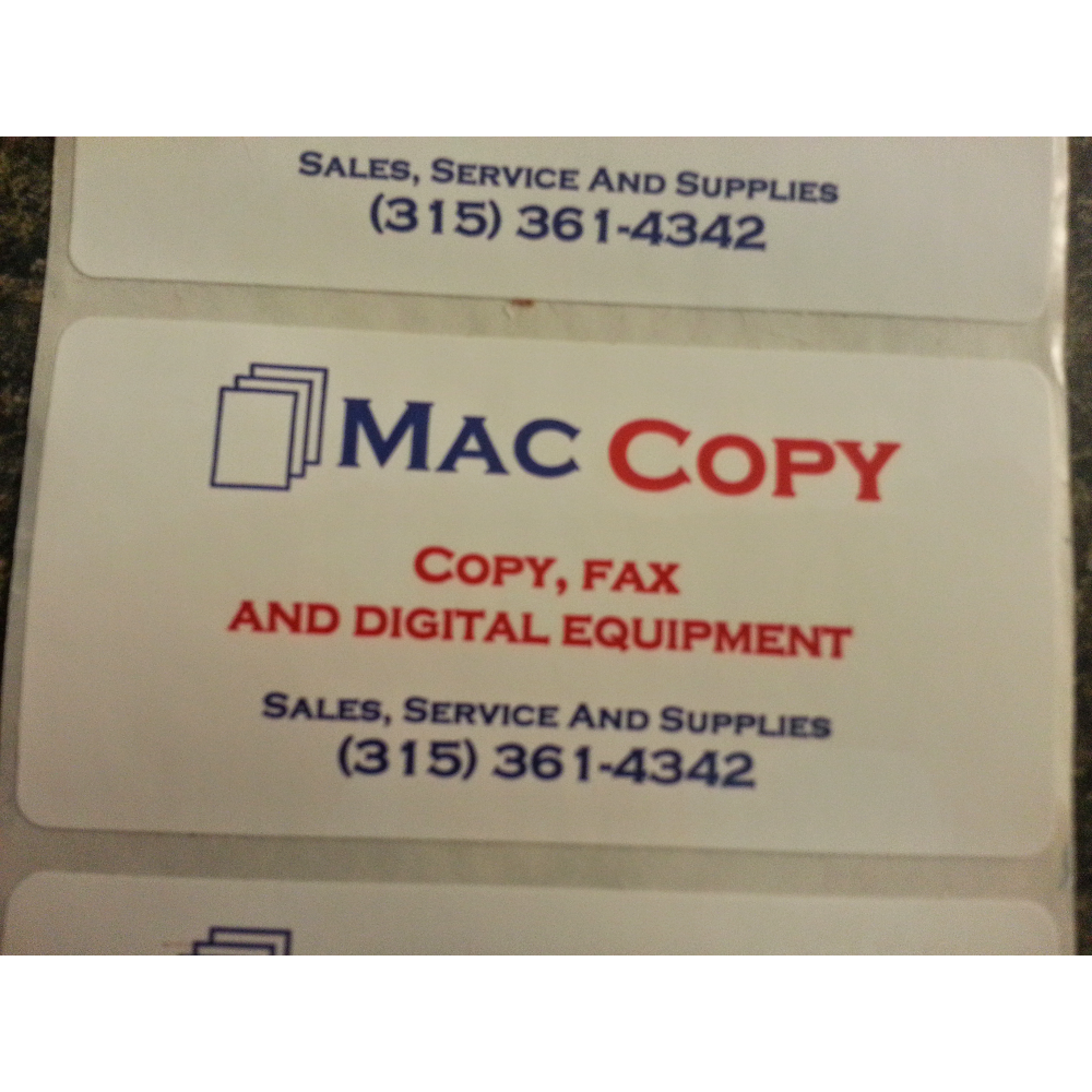 Mac Copy LLC. | 6160 Eastern Ave, Syracuse, NY 13211, USA | Phone: (315) 361-4342