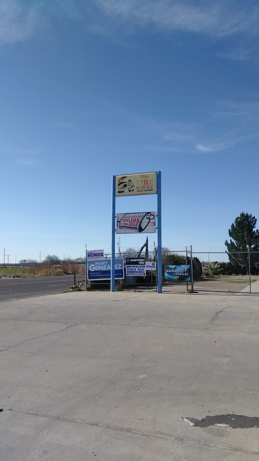 Olys Tire Services | 16117 Alameda Ave, Fabens, TX 79838, USA | Phone: (915) 764-3058