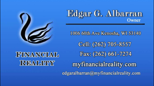 FINANCIAL REALITY | 2409 52nd St, Kenosha, WI 53140, USA | Phone: (262) 705-8557