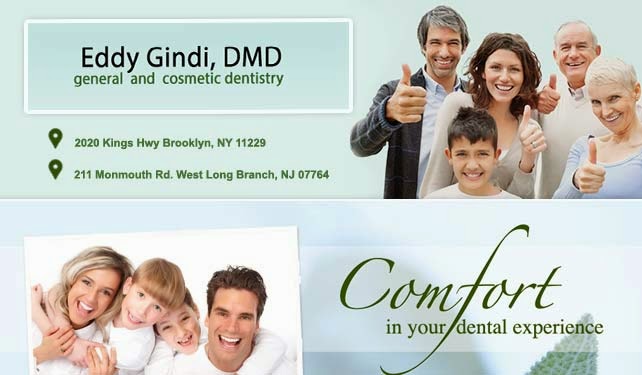 Eddy Gindi, DMD | 211 Monmouth Rd, West Long Branch, NJ 07764, USA | Phone: (732) 870-0202