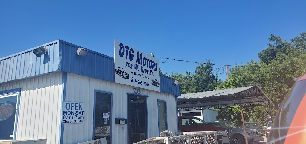 DTG MOTORS | 703 W Ripy St, Fort Worth, TX 76110, USA | Phone: (817) 923-9969