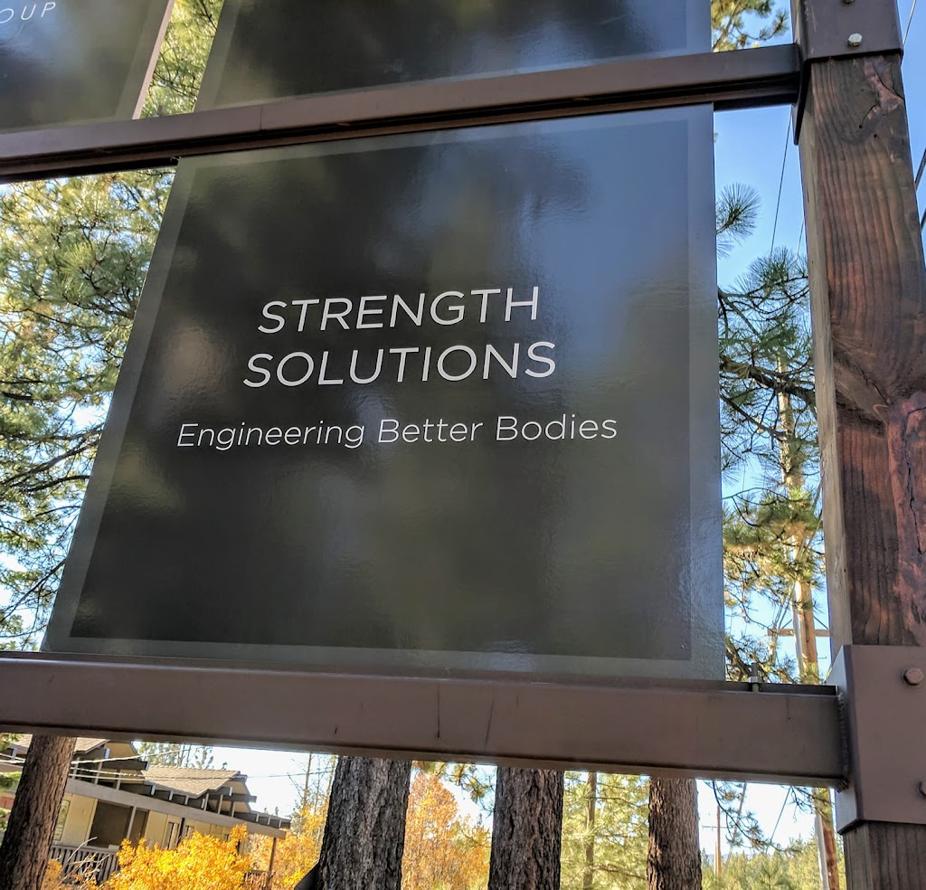 Strength Solutions | 3092 N Lake Blvd, Tahoe City, CA 96145, USA | Phone: (530) 448-4880