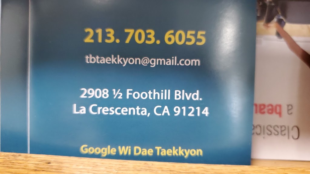 Wi Dae Taekkyon | 2908-1/2 Foothill Blvd, La Crescenta-Montrose, CA 91214, USA | Phone: (213) 703-6055