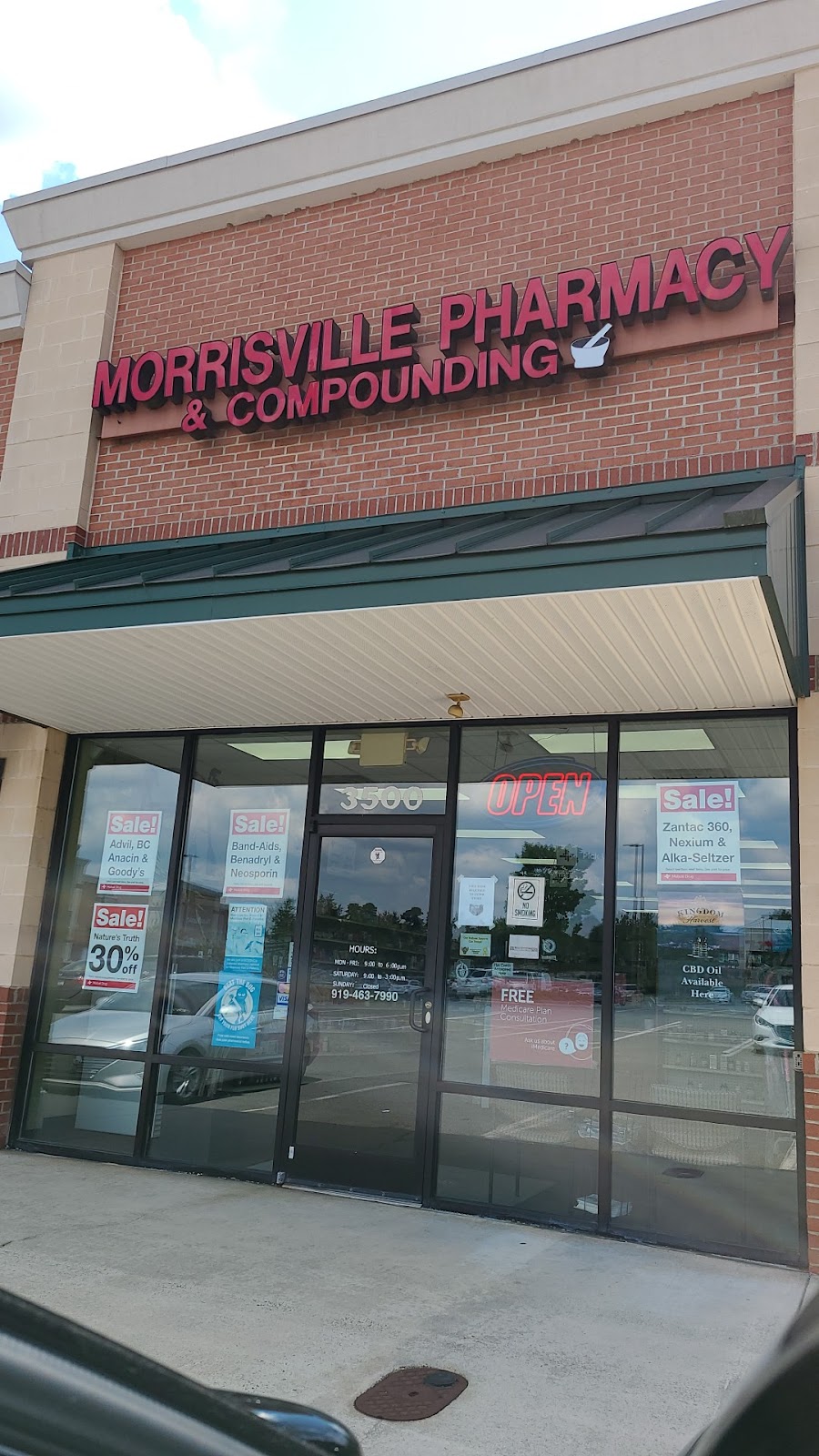 Morrisville Pharmacy and Compounding | 3500 Davis Drive Market Place Shopping Center, Morrisville, NC 27560, USA | Phone: (919) 463-7990