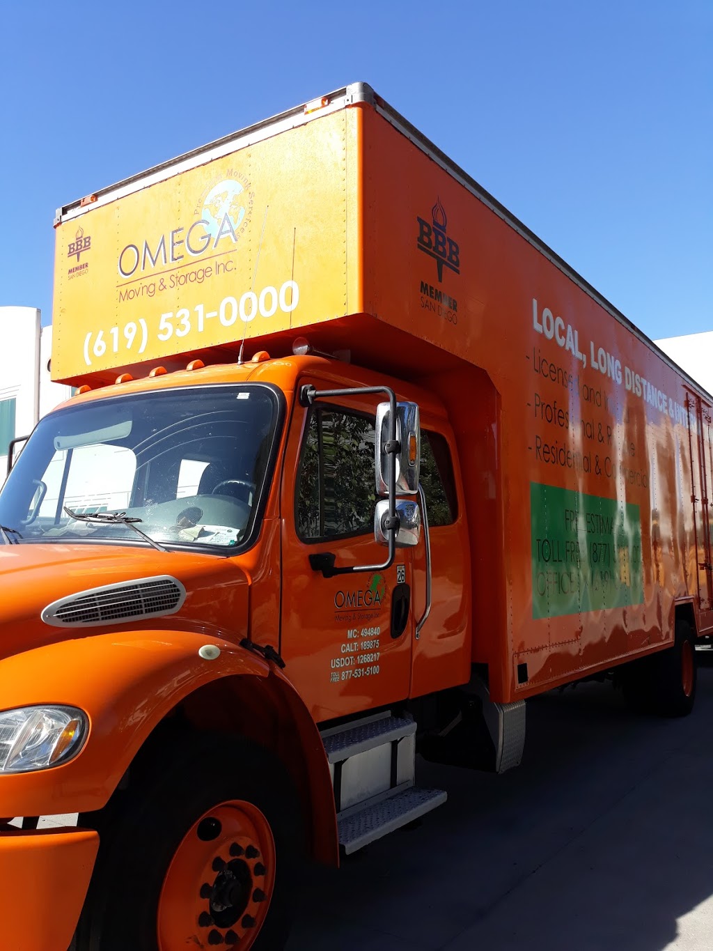 Omega Moving & Storage Inc. | 8594 Siempre Viva Rd, San Diego, CA 92154, USA | Phone: (619) 531-0000