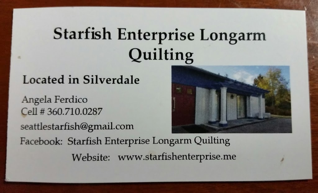 Starfish Enterprise Longarm Quilting | 8055 Graystone Way NW, Silverdale, WA 98383, USA | Phone: (360) 710-0287