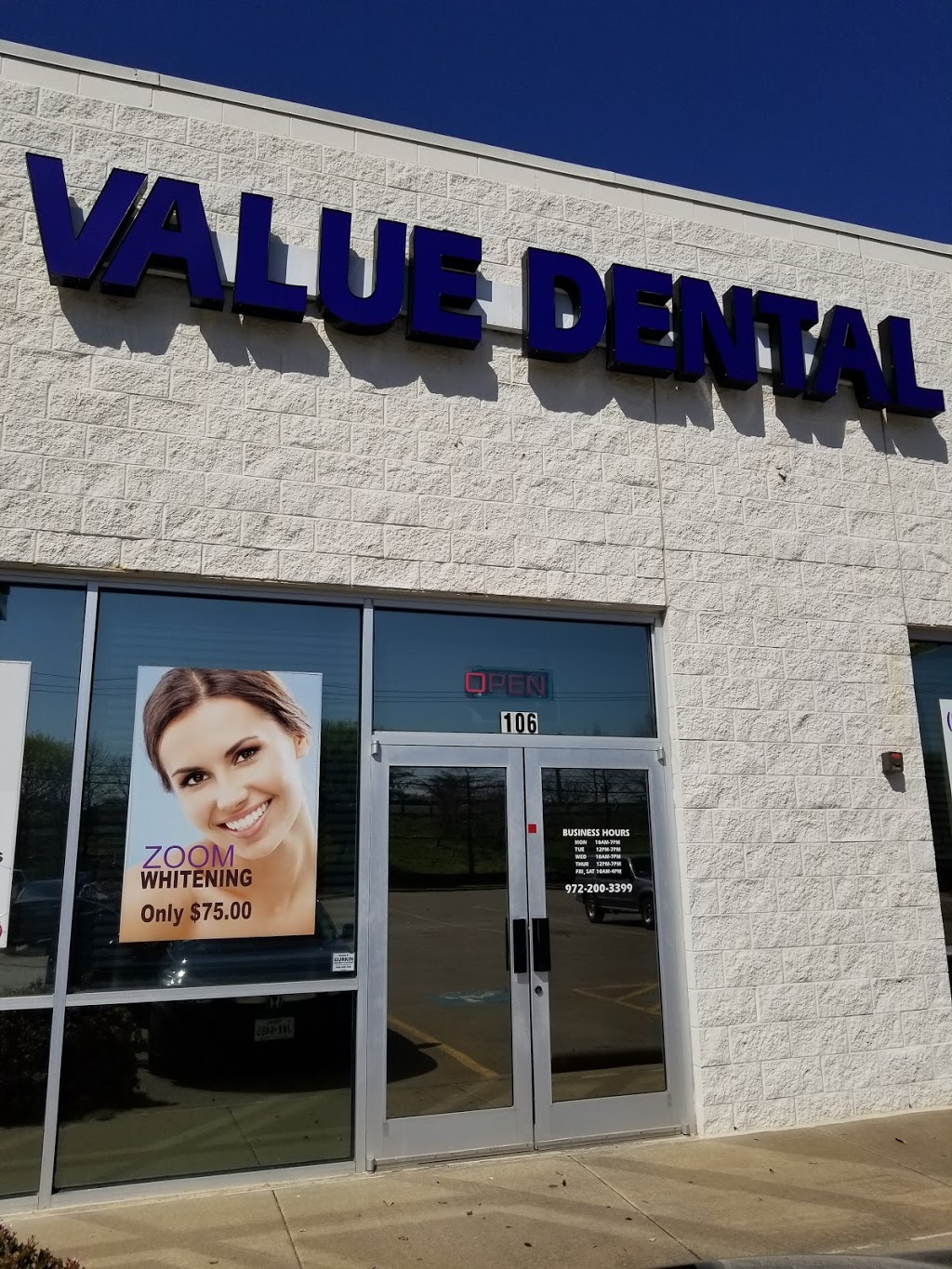 Seagoville Dentist - Value Dental | 110 US-175 Frontage Rd, Seagoville, TX 75159, USA | Phone: (972) 200-3399