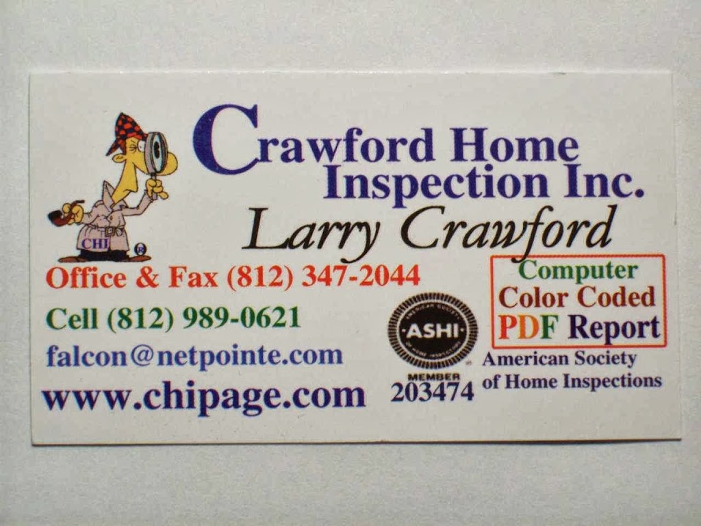 Crawford Home Inspection Inc | 8210 Mayden Trail Rd NE, New Salisbury, IN 47161 | Phone: (812) 347-2044