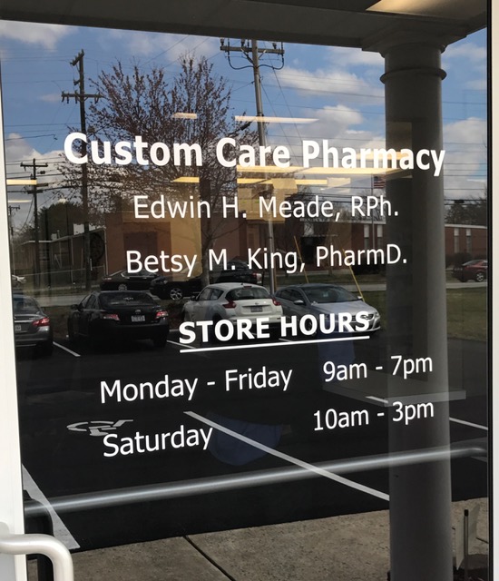 Custom Care Pharmacy | 109 Pisgah Church Rd #2515, Greensboro, NC 27455, USA | Phone: (336) 286-0074