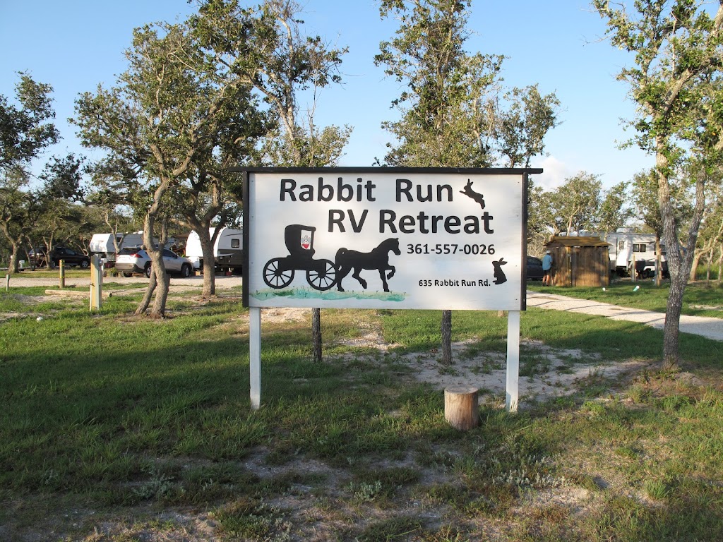 Rabbit Run RV Retreat | 635 Rabbit Run Rd, Aransas Pass, TX 78336, USA | Phone: (361) 717-1066