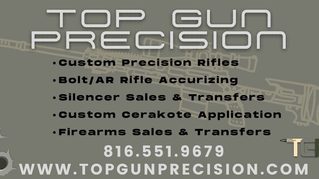 Top Gun Precision | 11338 Deer Haven Ln, Excelsior Springs, MO 64024, USA | Phone: (816) 551-9679