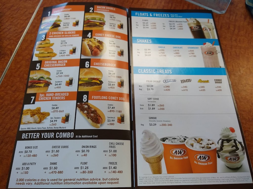 A&W Restaurant | 12831 Telegraph Rd, Taylor, MI 48180, USA | Phone: (734) 225-6757