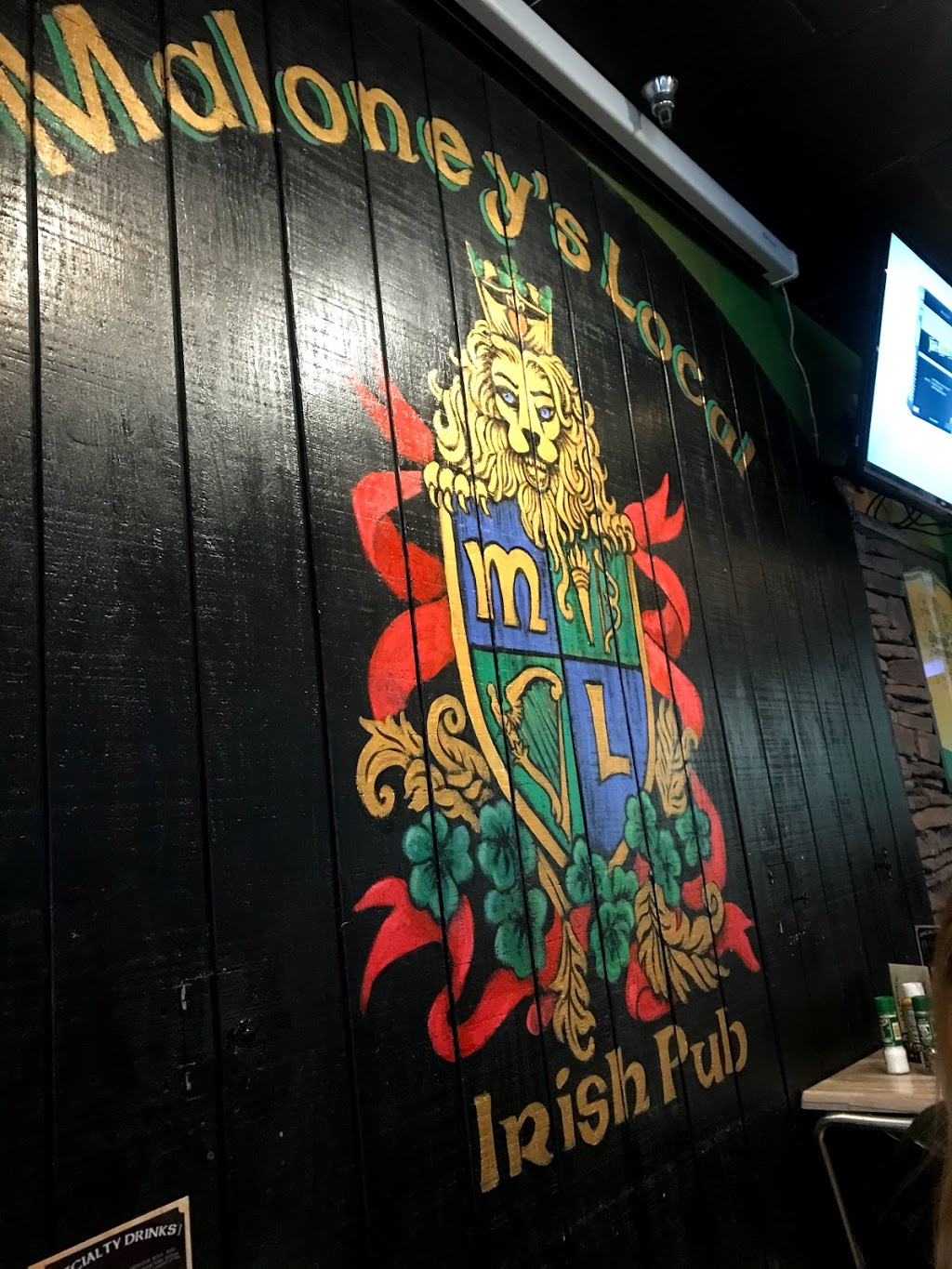 Maloneys Local Irish Pub | 9540 W Linebaugh Ave, Tampa, FL 33626, USA | Phone: (813) 749-0859