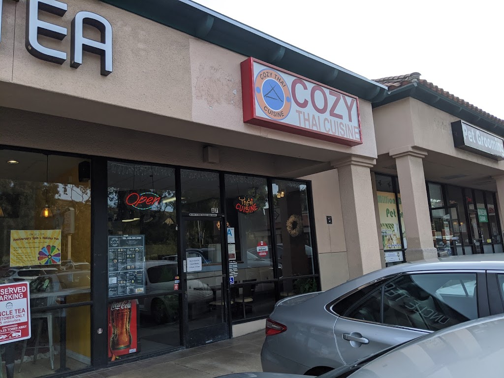 Cozy Thai Cuisine | 2550 Amar Rd Ste 7, West Covina, CA 91792, USA | Phone: (626) 581-2481