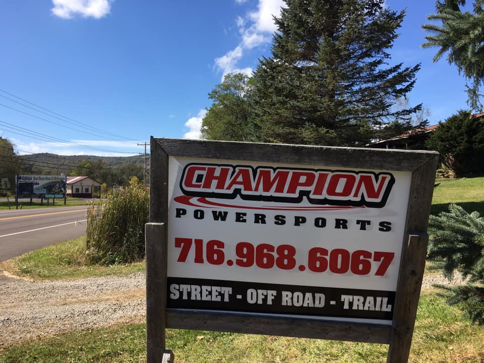 Champion Powersports | 5010 W Shore Rd, Cuba, NY 14727, USA | Phone: (716) 968-6067