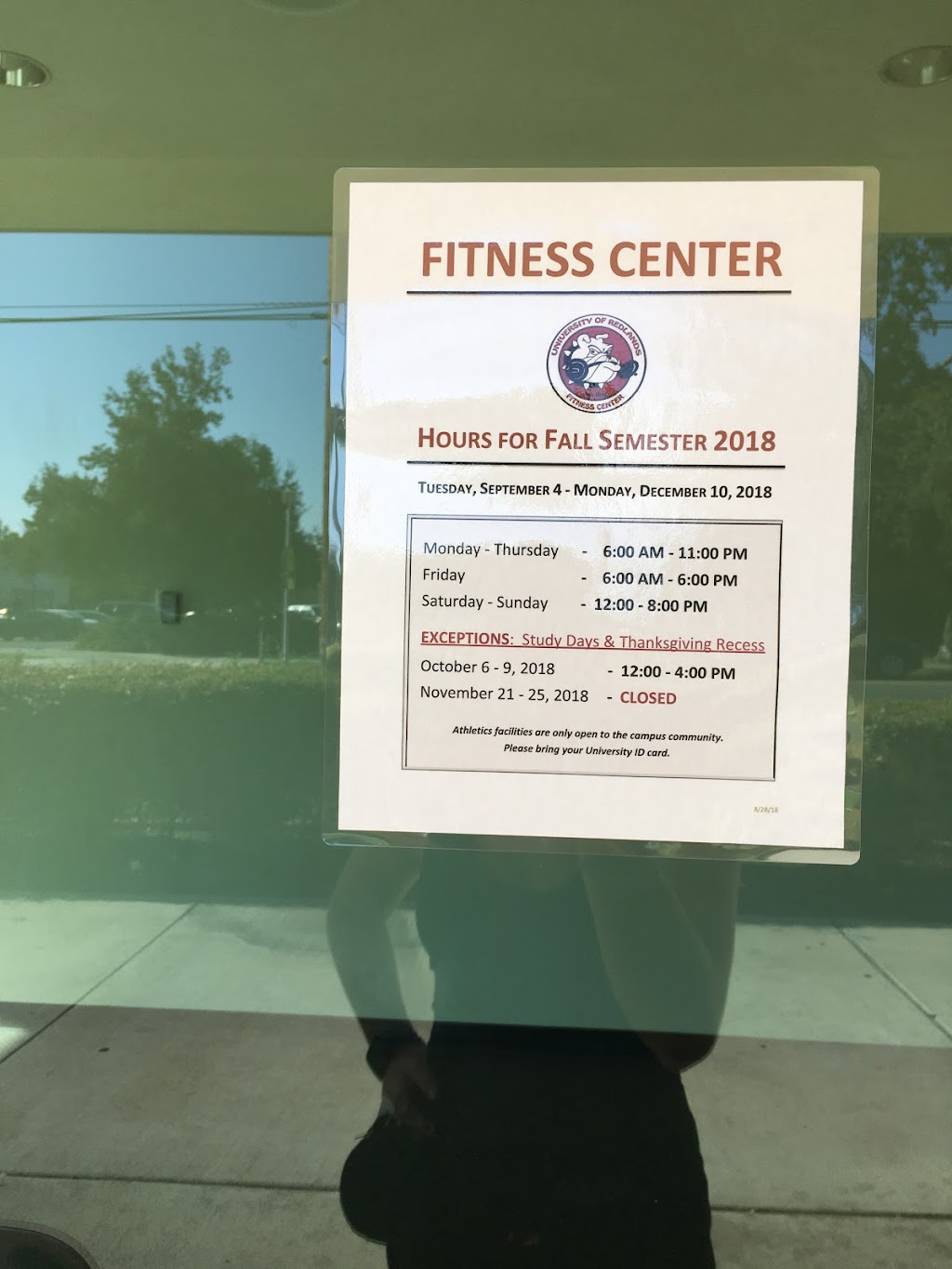University of Redlands Fitness Center | 1219 E Brockton Ave, Redlands, CA 92374, USA | Phone: (909) 748-8794