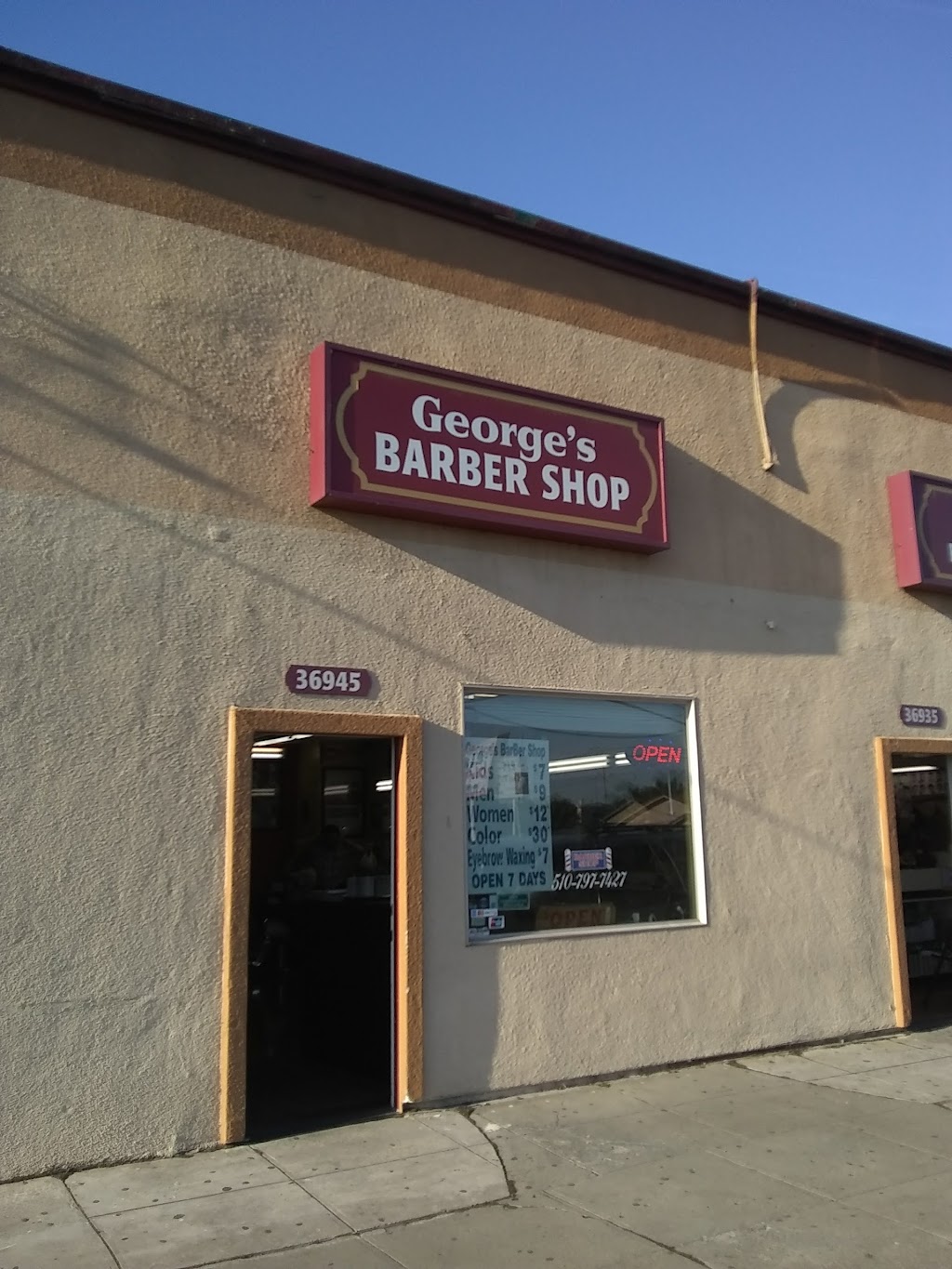 Georges Barber Shop | 36945 Sycamore St, Newark, CA 94560, USA | Phone: (510) 797-7427