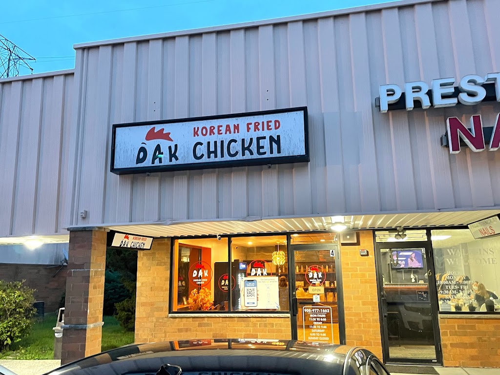 DAK Korean Fried Chicken | 4 Community Pl, Warren, NJ 07059, USA | Phone: (908) 977-1662